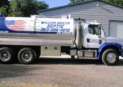 William Dustin Septic service truck